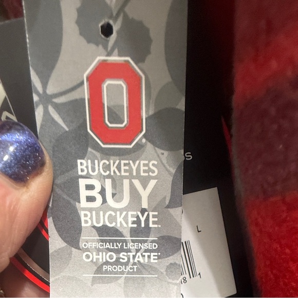 NCAA Ohio State Flannel Shirt Men’s L - Picture 5 of 11